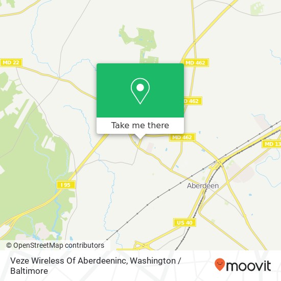 Mapa de Veze Wireless Of Aberdeeninc