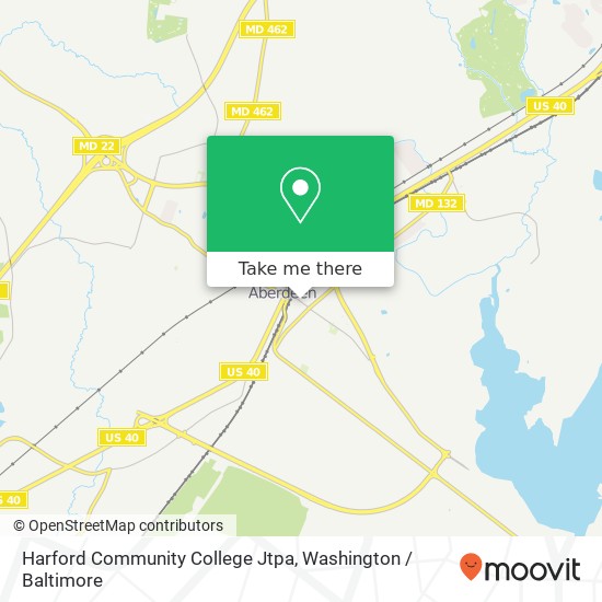 Mapa de Harford Community College Jtpa