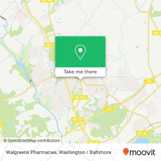 Walgreens Pharmacies map