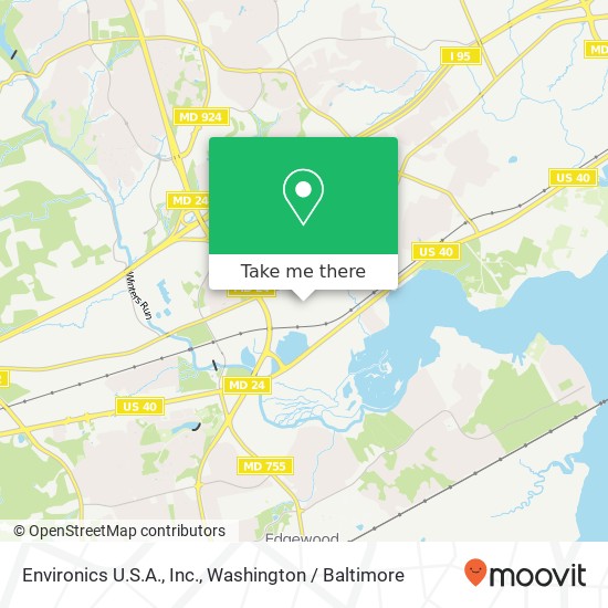 Environics U.S.A., Inc. map