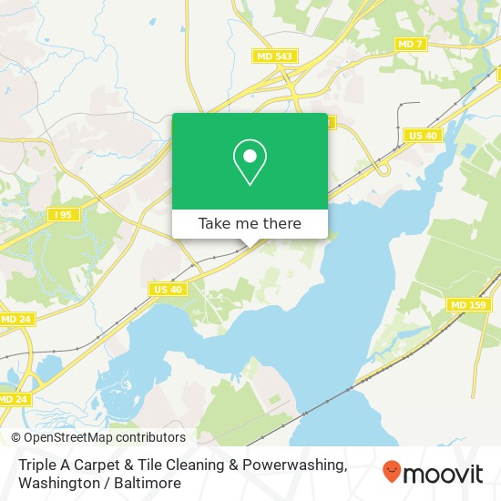 Mapa de Triple A Carpet & Tile Cleaning & Powerwashing