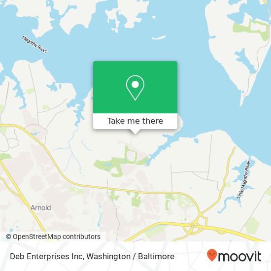 Deb Enterprises Inc map