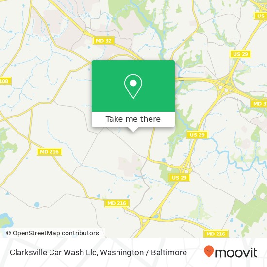 Clarksville Car Wash Llc map