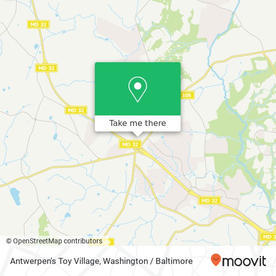 Antwerpen's Toy Village map
