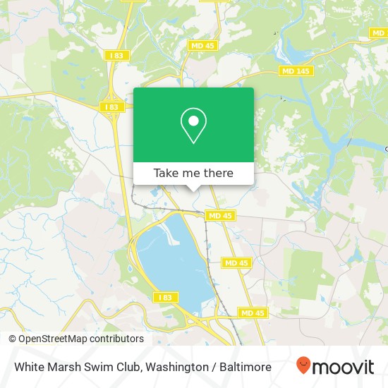 White Marsh Swim Club map