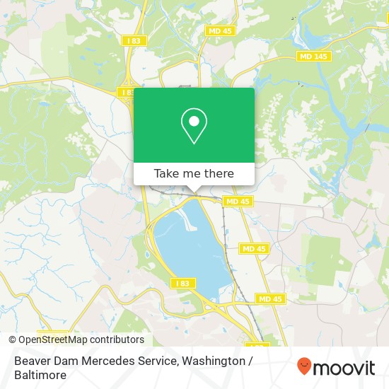 Mapa de Beaver Dam Mercedes Service