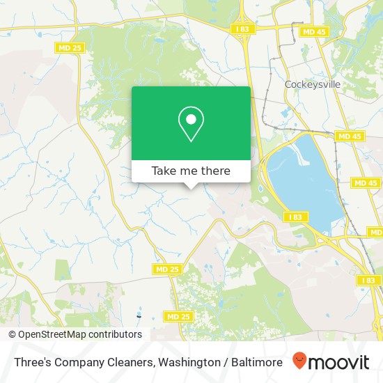 Three's Company Cleaners map