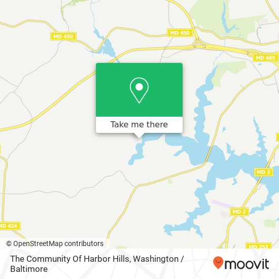 Mapa de The Community Of Harbor Hills