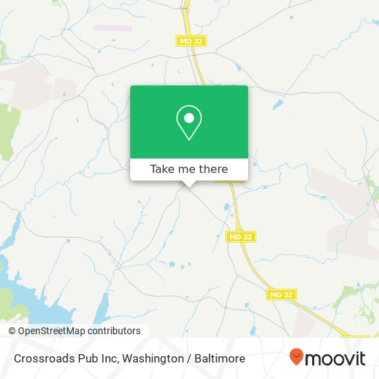 Crossroads Pub Inc map