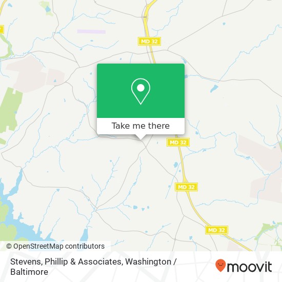 Stevens, Phillip & Associates map