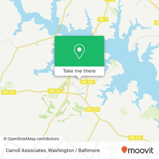 Carroll Associates map
