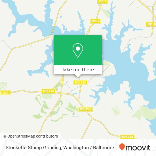 Mapa de Stocketts Stump Grinding