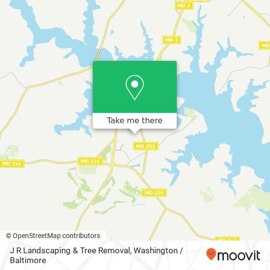 J R Landscaping & Tree Removal map