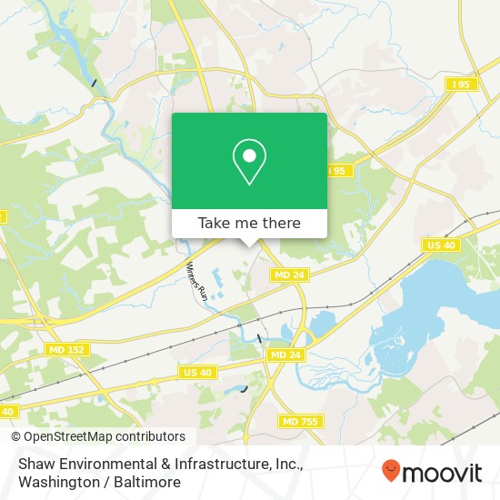 Shaw Environmental & Infrastructure, Inc. map