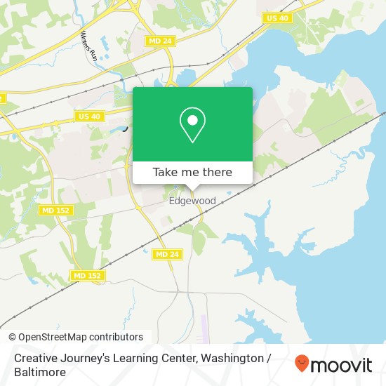 Creative Journey's Learning Center map