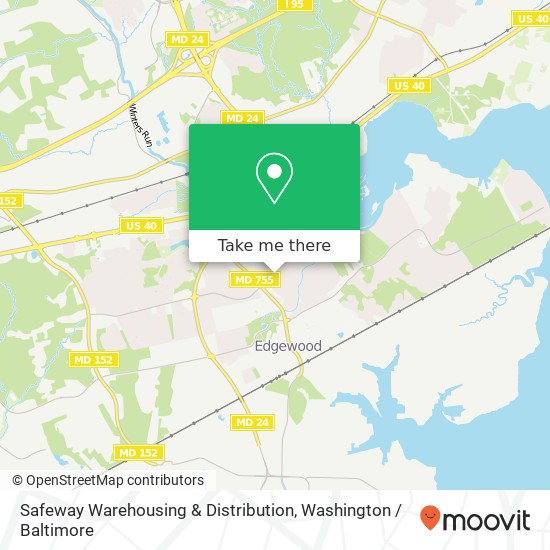 Mapa de Safeway Warehousing & Distribution