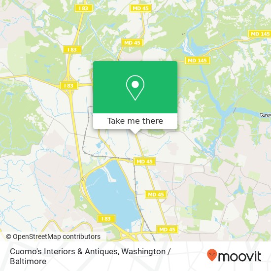 Mapa de Cuomo's Interiors & Antiques