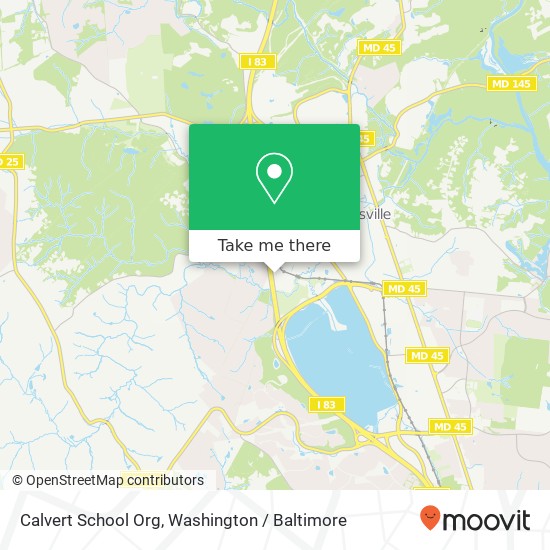 Calvert School Org map