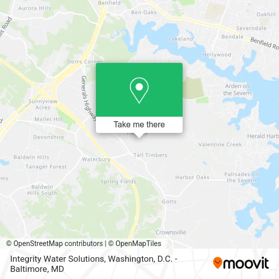 Integrity Water Solutions map