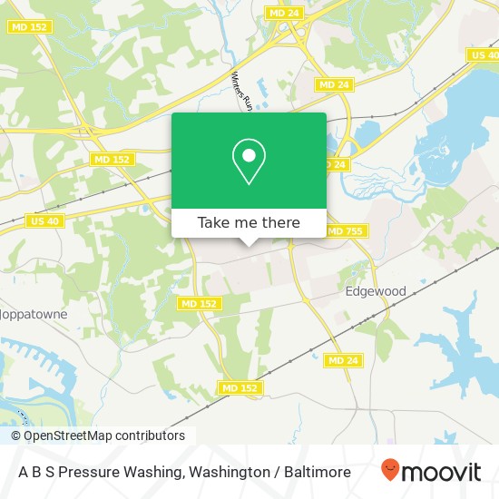 A B S Pressure Washing map