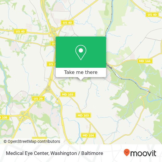 Medical Eye Center map