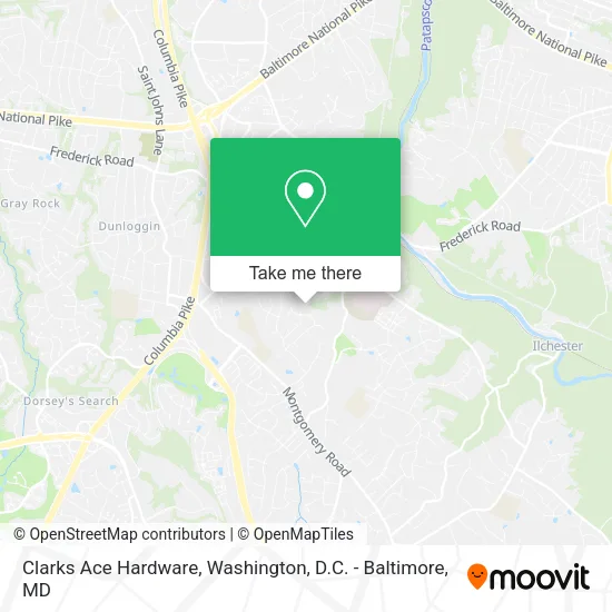 Clarks Ace Hardware map