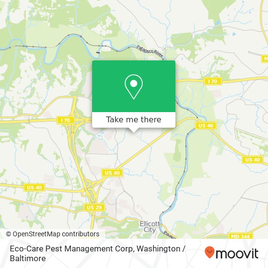 Eco-Care Pest Management Corp map