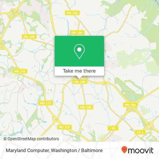 Maryland Computer map