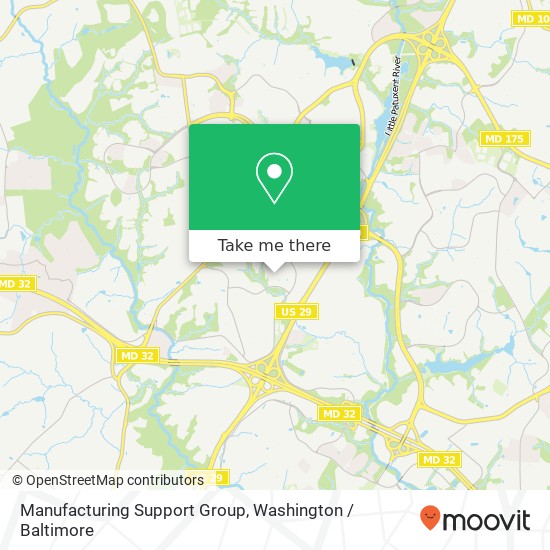Mapa de Manufacturing Support Group