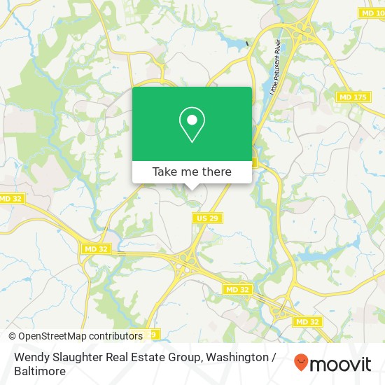 Wendy Slaughter Real Estate Group map