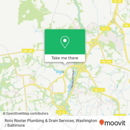 Mapa de Roto Rooter Plumbing & Drain Services