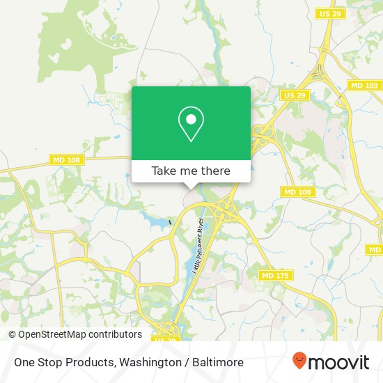 One Stop Products map