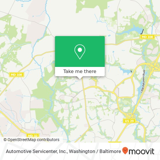 Automotive Servicenter, Inc. map