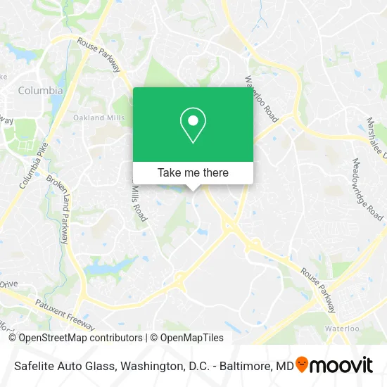Mapa de Safelite Auto Glass