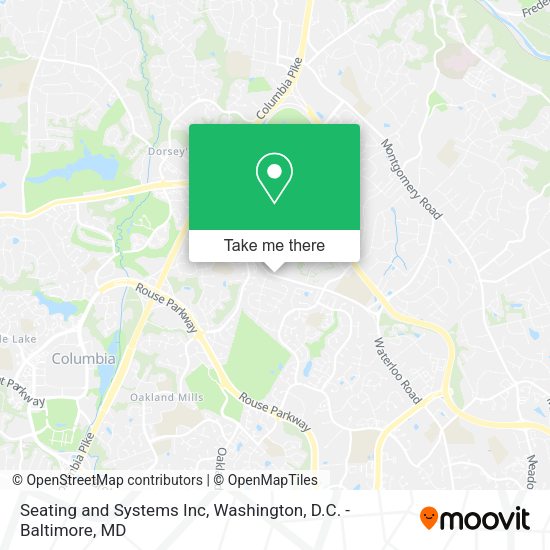 Seating and Systems Inc map