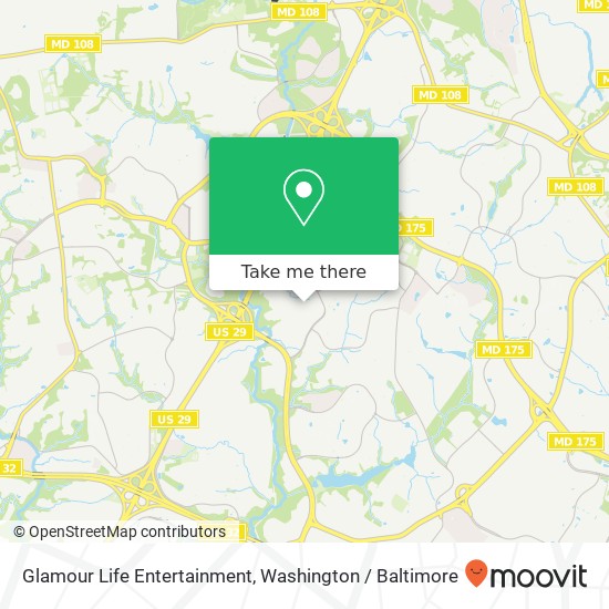 Glamour Life Entertainment map