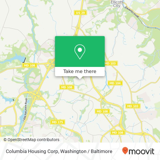 Mapa de Columbia Housing Corp