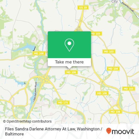 Mapa de Files Sandra Darlene Attorney At Law