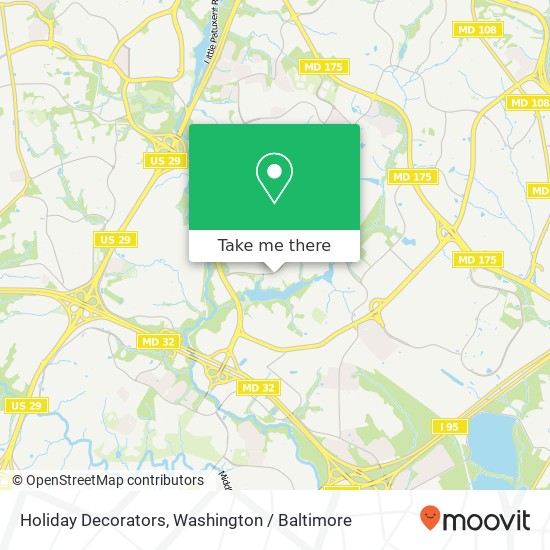 Mapa de Holiday Decorators