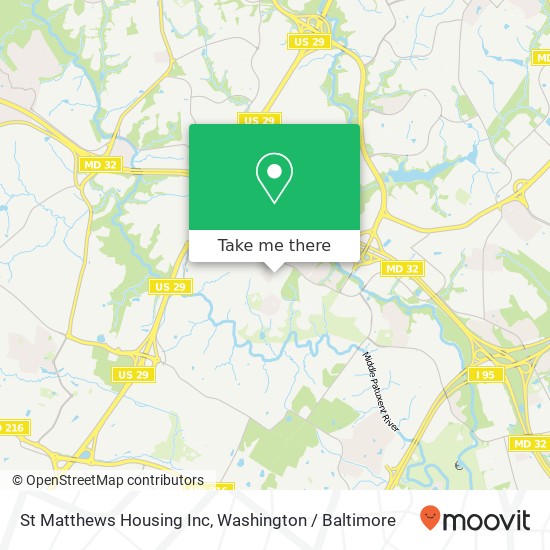 Mapa de St Matthews Housing Inc