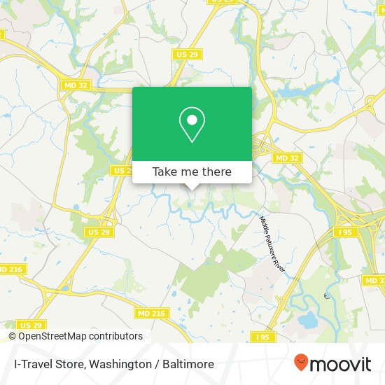 I-Travel Store map