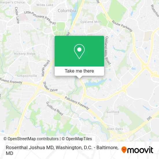 Rosenthal Joshua MD map