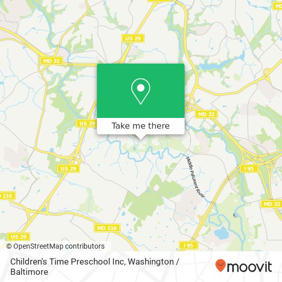 Children's Time Preschool Inc map