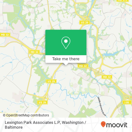 Mapa de Lexington Park Associates L.P.