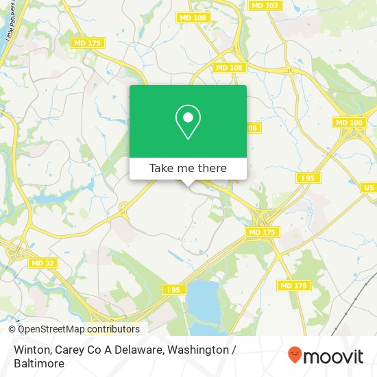 Winton, Carey Co A Delaware map