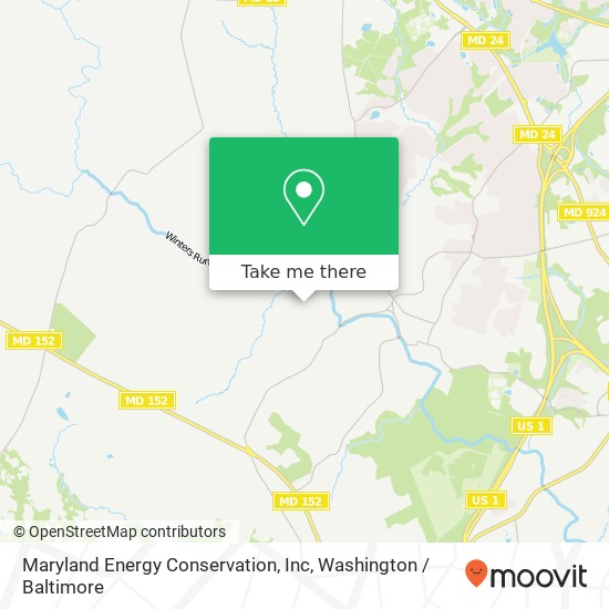 Mapa de Maryland Energy Conservation, Inc