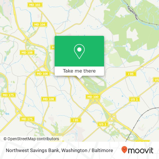 Northwest Savings Bank map