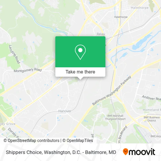 Shippers Choice map