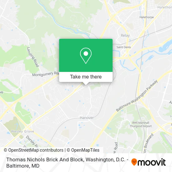Mapa de Thomas Nichols Brick And Block