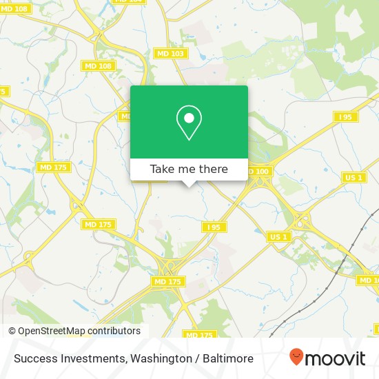 Success Investments map